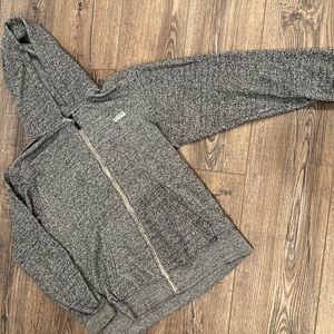 Vans gray zipup hoodie
